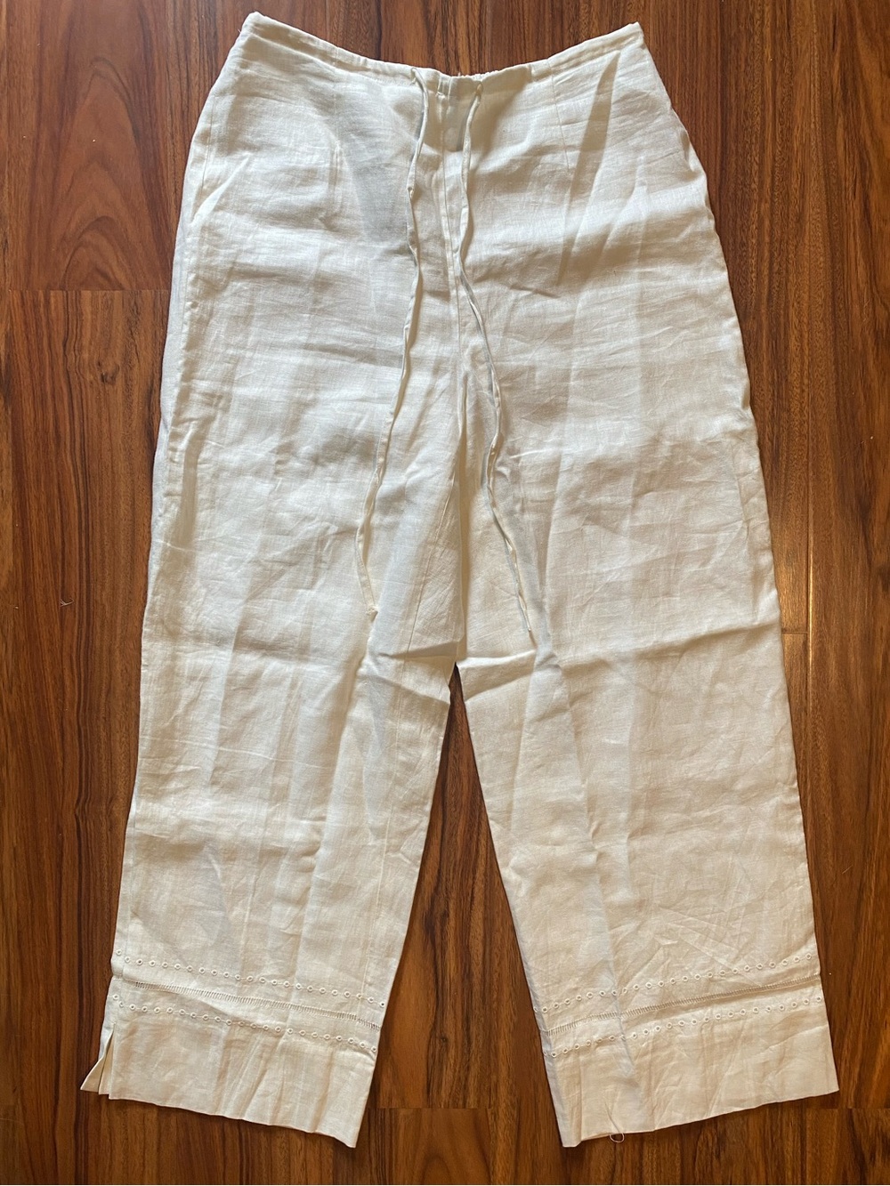 Valerie Seperates size small Cropped Linen Pants